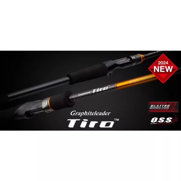Graphiteleader Tiro 24GTIRS-772M Fast 2,31m 5-28gr Canne à Pêche Spinning en 2 Pièces
