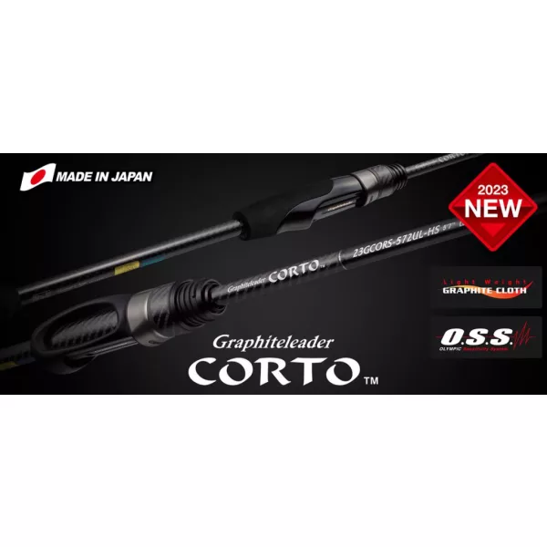 Graphiteleader Corto 23GCORS-572UL-HS 1,70m R-Fast 2,5gr Canne à pêche spinning 2 sections