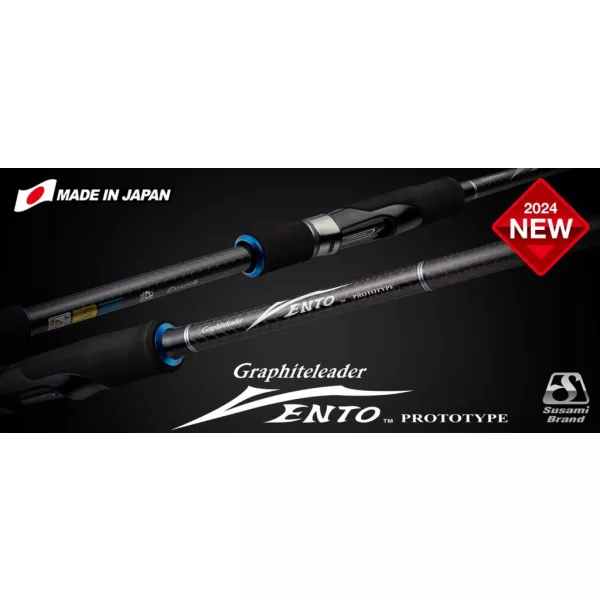 Graphiteleader Vento Prototype GVENPS-962ML R-Fast 2,9m 50gr Canne à pêche spinning 2 pièces