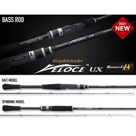   Graphiteleader Veloce UX 21GVELUS-742M R-Fast 2,24m 1/2oz 14gr Canne à pêche spinning 2 pièces