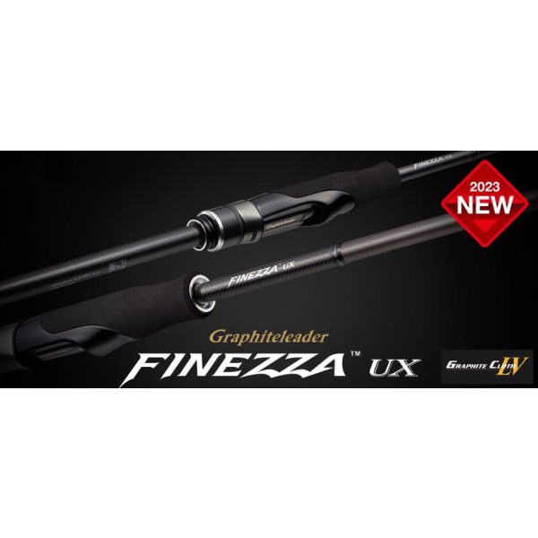 Graphiteleader Finezza UX 23GFINUS-752L-T R-Fast 2,26m 1-7gr Canne à pêche spinning 2 sections