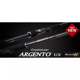   Graphiteleader Argento UX 24GARGUS-982M 2,95m Regular-Fast 7-40gr Canne Spinning 2 Brins