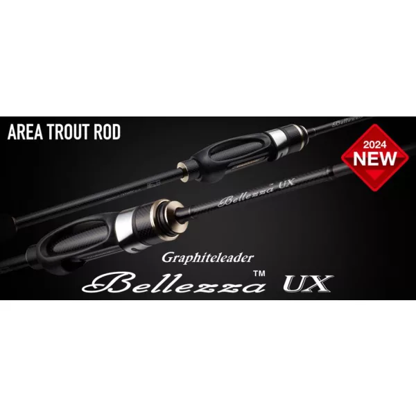 Graphiteleader Bellezza UX 24GBELUS-582XUL-T 1,74m 0,4-3,5gr Canne à pêche spinning en 2 sections