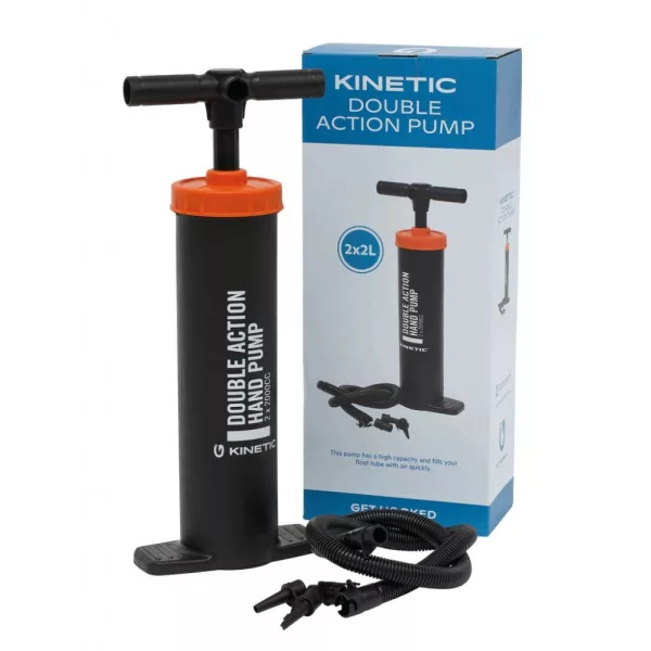 KINETIC Double Action Pump 2x2L Black/Orange Pompe de bateau