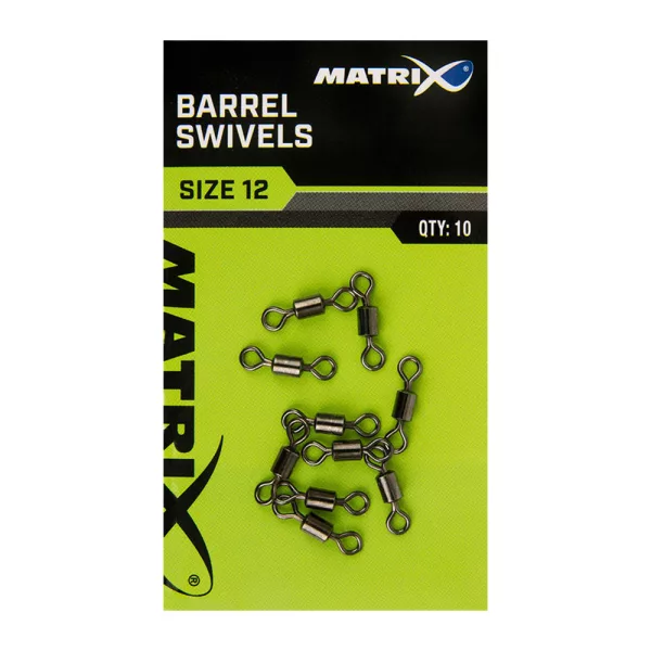 Matrix Barrel Swivels 16 Émerillons 10pcs