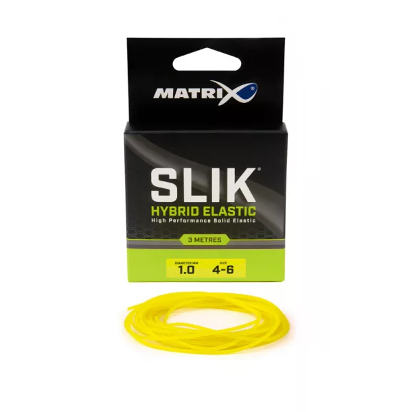 Matrix Matrix SLIK Elastic Taille 4 - 6 (1.0mm) Jaune Élastique à emmanchement