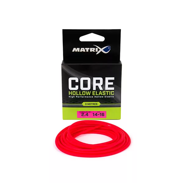 Matrix Core Hollow Elastic Taille Taille 14-16 (2.40mm) Élastique plein pour canne au coup