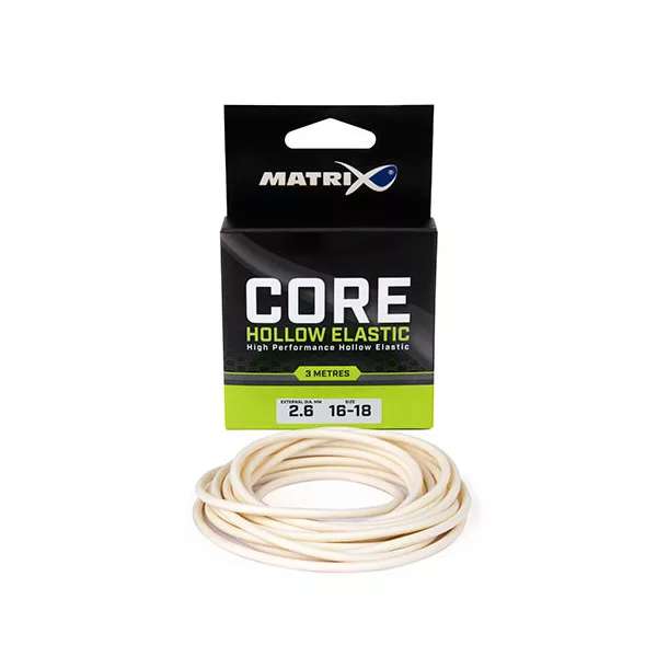 Matrix Core Hollow Elastic Taille Taille 16-18 (2.60mm) Élastique plein pour canne au coup