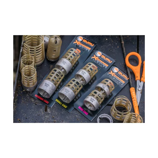 Guru Slimline X-Change Distance Feeder Mini Cage d'amorce latérale 15+20gr - Poids interchangeable - Mini