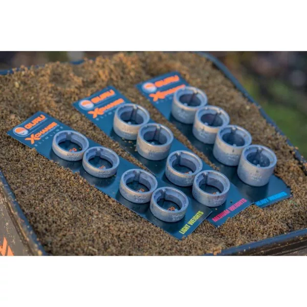 Guru Slimline X-Change Feeder Heavy Spare Weight H Accessoire de cage d'amorce latérale 35+40gr - 4pcs - Kit de poids interchangeables