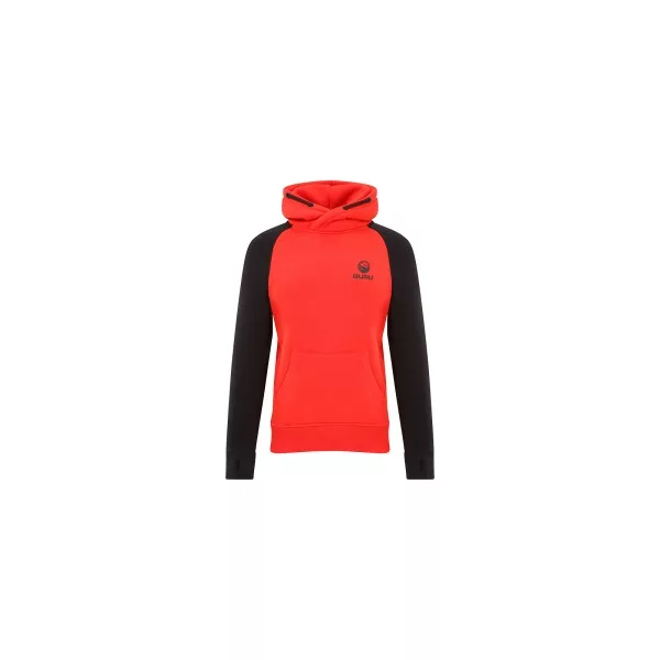 Guru - Sweat à capuche Rouge/Noir - Sweat à capuche - XXL