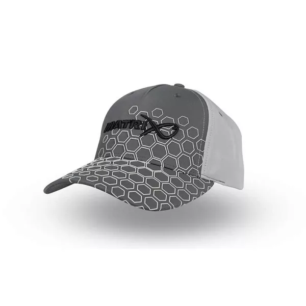 Matrix Hex Print Casquette de baseball Gris