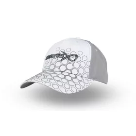 Matrix Hex Print Casquette de baseball Blanc