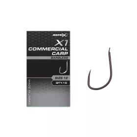   Matrix X1 Commercial Carp 18 Hameçon Sans Ardillon, à Palette 10pcs