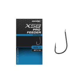   Matrix X5B Pro Feeder 14 Barbed Hameçon à palette, avec ardillon 10pcs