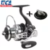 Moulinet Tica GALANT LongCast 4000 à longue portée et frein avant 7+1BB avec étoile de frein rapide