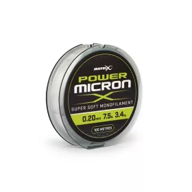 Matrix Power Micron X 0.20mm - 7.5lb 100m Fil monofilament