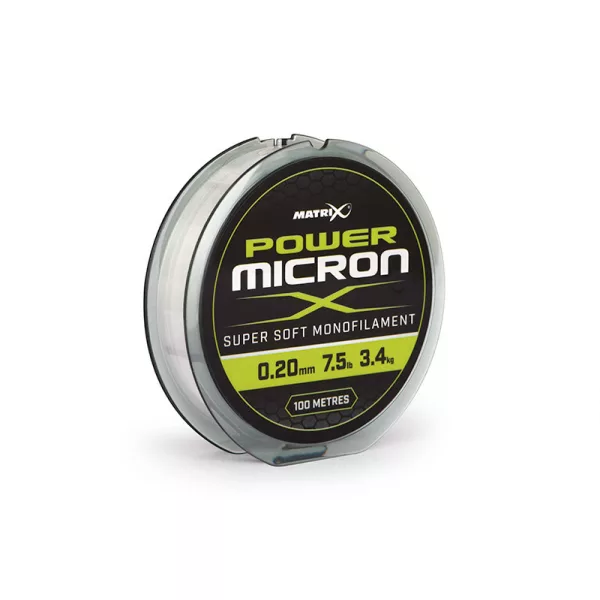Matrix Power Micron X 0.20mm - 7.5lb 100m Fil monofilament