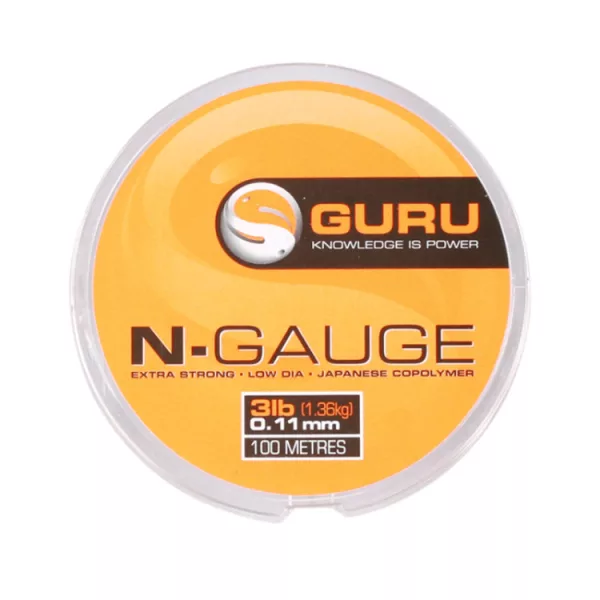 Guru N-Gauge bas de ligne - 12lb (0,25mm) - 100m