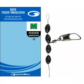 Garbolino Quick Feeder / Waggler Rig - agrafe rapide