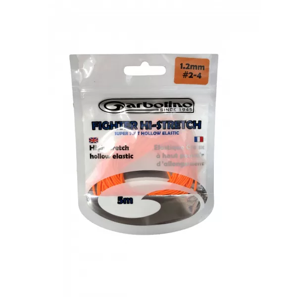 Garbolino Elastic Hollow Super Soft Fighter élastique creux pour canne à coup 1,2 / élastique creux premium