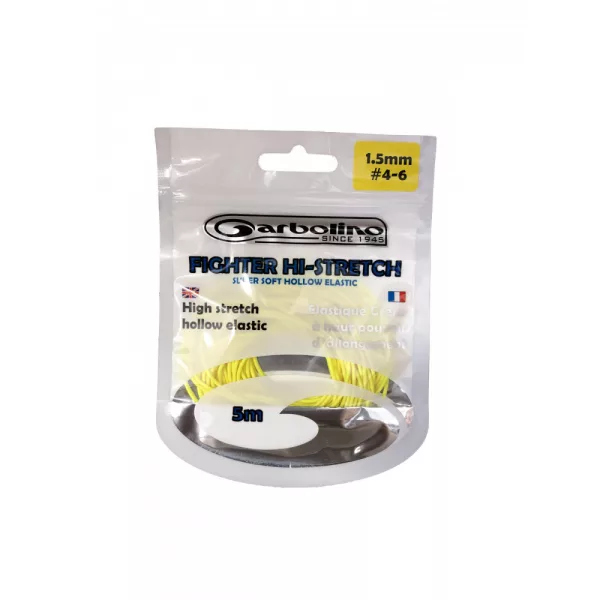 Garbolino Elastic Hollow Super Soft Fighter élastique creux pour canne à coup 1,5 / élastique creux premium 5m