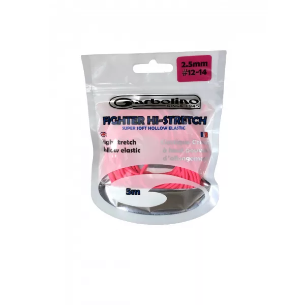 Garbolino Elastic Hollow Super Soft Fighter élastique creux pour canne à coup 2,5 / élastique creux premium