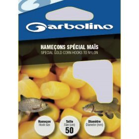   GARBOLINO SPECIAL GOLD CORN HTN 12 (SIZE 12 LINE 0,16mm) hameçon monté