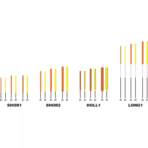 Garbolino WAGGLER COMPETITION SP W13 - CARBON kit d'antennes /2-3-4 mm/