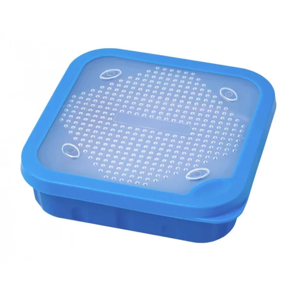 Boîte à appâts Garbolino 1 litre bleu / boîte à couvercle