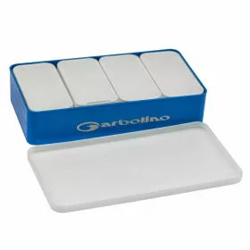   Kit de boîtes à appâts Garbolino - 4 boîtes rectangulaires + 1 grande boîte de rangement + 4 couvercles perforés + 4 couvercles étanches