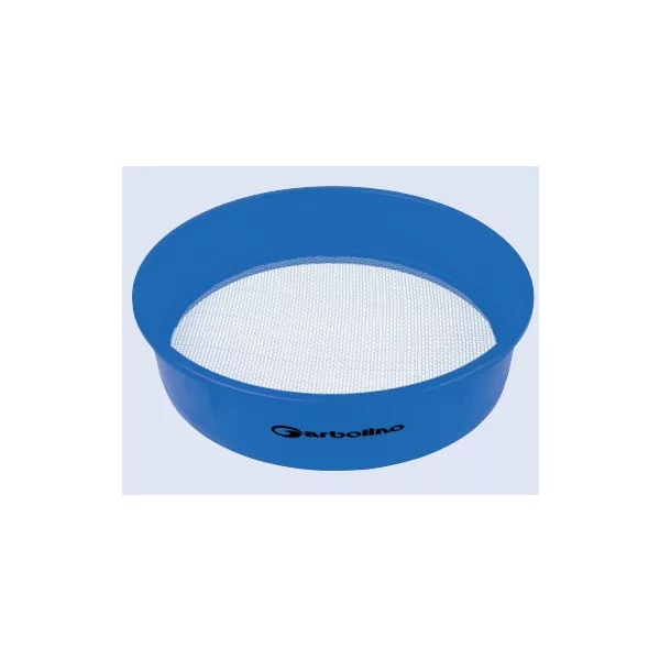 Garbolino 3 mm tamis pour amorce / tamis brise-appât extra large pour seau / tamis avec cadre en plastique