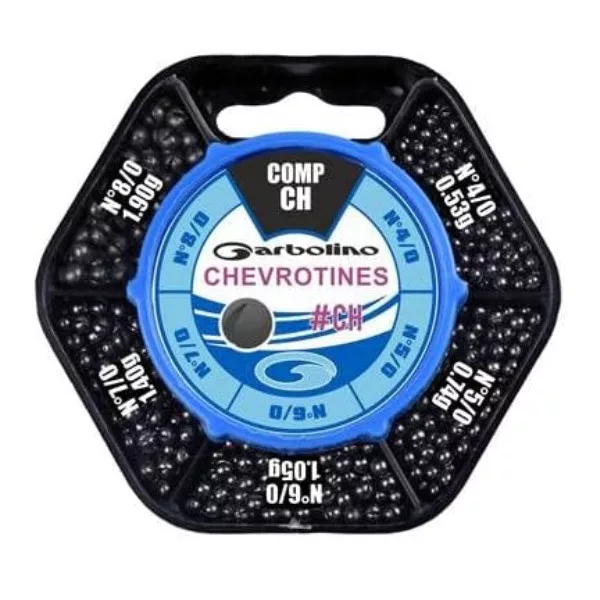 Kit de plombs chevrotines Garbolino CHEVROTINES COMPETITION - BOITE DISTRIBUTRICE 5 CASES
