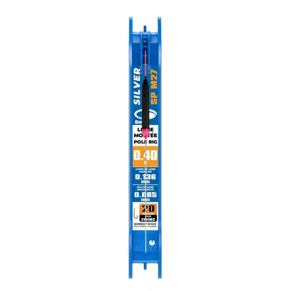 Garbolino Competition Pole Rigs SP M27 Montage de ligne prêt pour canne au coup 0,4gr