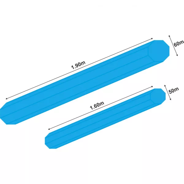 Garbolino Tube Protection Octogonal Anti-UV Tube de transport 1,60m x 50mm