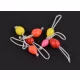 Garbolino Connecteur Élastique X4 Multicolore 2XL 4 pièces