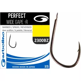   Garbolino Perfect Wide Gape-R 2300BZ 14 Hameçon à Carpe Barbelé à Œillet