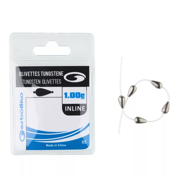 Garbolino Olivette Compétition Tungstène Inline Poids 1,20gr 5 pièces