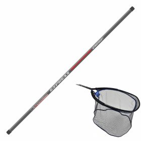   Garbolino Net Handle Express Carp Put Over Kit Manche d'Épuisette 2,90m et Tête