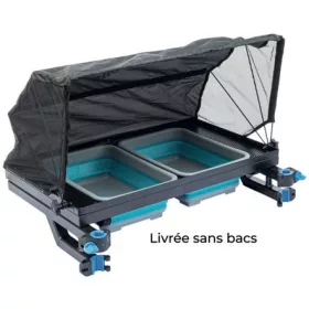   Plateau latéral GARBOLINO MULTIGRIP avec parasol et boîte de rangement, sans pieds 60x50cm D25/30/36 - Plateau latéral
