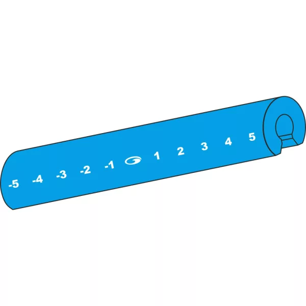 Garbolino Repose-canne avant en mousse avec graduation