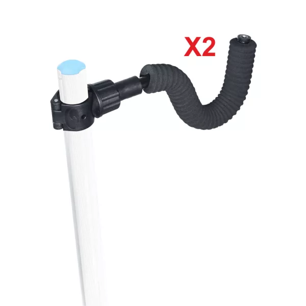 Garbolino Multigrip Open Compact Pole Supports Bras de support de canne 2 pièces