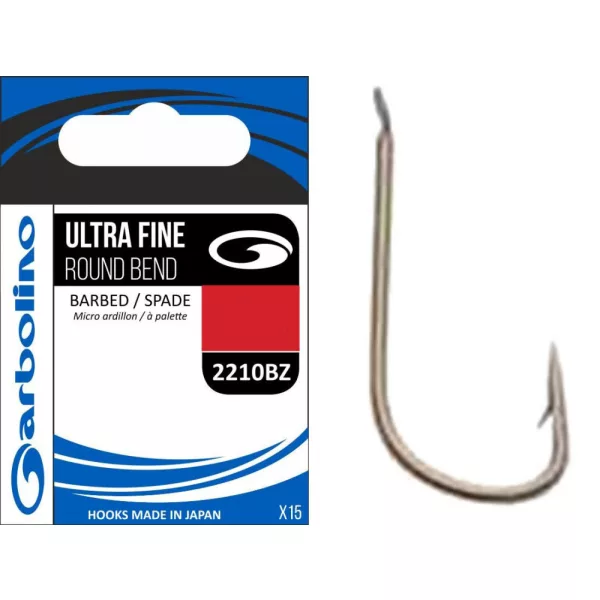 Garbolino Ultra Fine Round Bend 2210Bz / hameçon taille 24