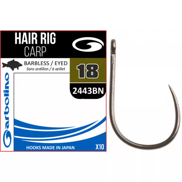 Garbolino HAIR RIG CARP / 2443BN 18 hameçon