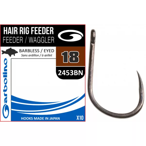 Garbolino HAIR RIG FEEDER / WAGGLER /2453BN 18 hameçons