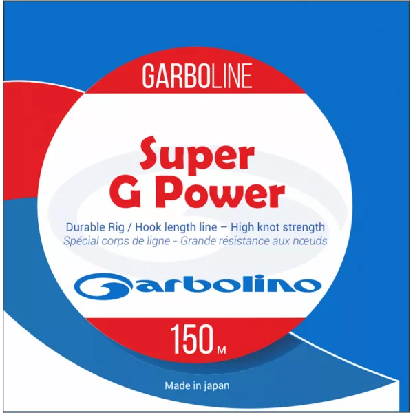 Garbolino Garboline Super G Power 0,116mm fil de bas de ligne monofilament
