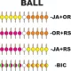 Garbolino - VISUALISEUR DE LIGNE STREAMLINE BALL - Petits articles - Butée - Butée en caoutchouc Truite