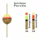Garbolino - STREAMLINE TROUT FLOAT X20 - PIERCED NISSA BALL - Flotteurs - Flotteur à truite