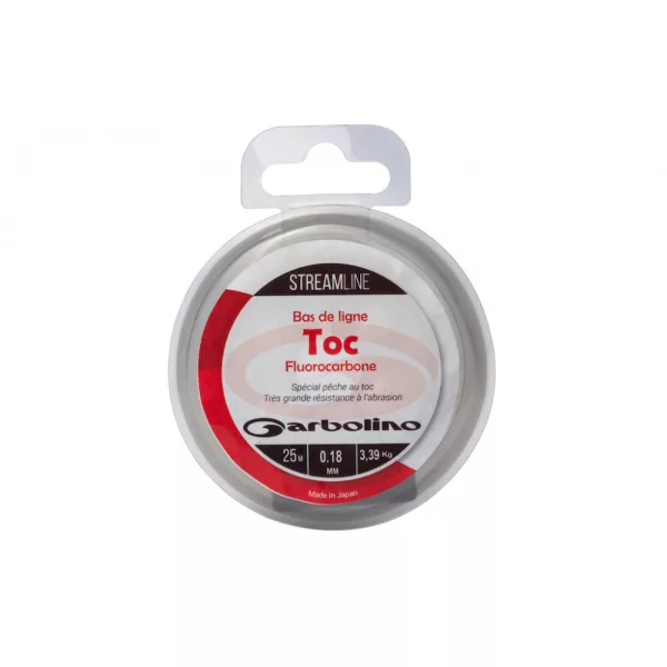 Garbolino - STREAMLINE FLUORO BL INVISIBLE - Bas de ligne - Fil monofilament - Fil truite 0,10mm