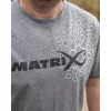 Matrix Hex Print T-shirt Gris S
